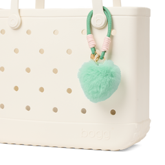Bogg'd & Charmed - Green Heart Pouf