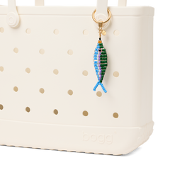 Bogg'd & Charmed - Beaded Fish Blue/Green