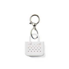 Tiny Tote Keychain - For Shore White