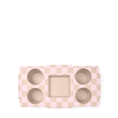 Top o' the Bogg to Ya - Checkered Linen/ Pink Marshmallow
